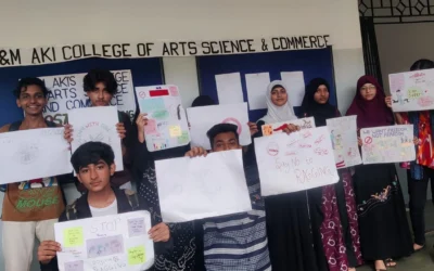 Poster Making Competition at Y & M AKI College