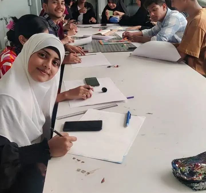 T-Shirt Painting Competition at Y & M AKI College